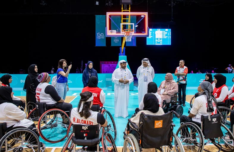مونديال السلة على الكراسي المتحركة شهادة ميلاد لمنتخبات نسائية إماراتية وخليجية