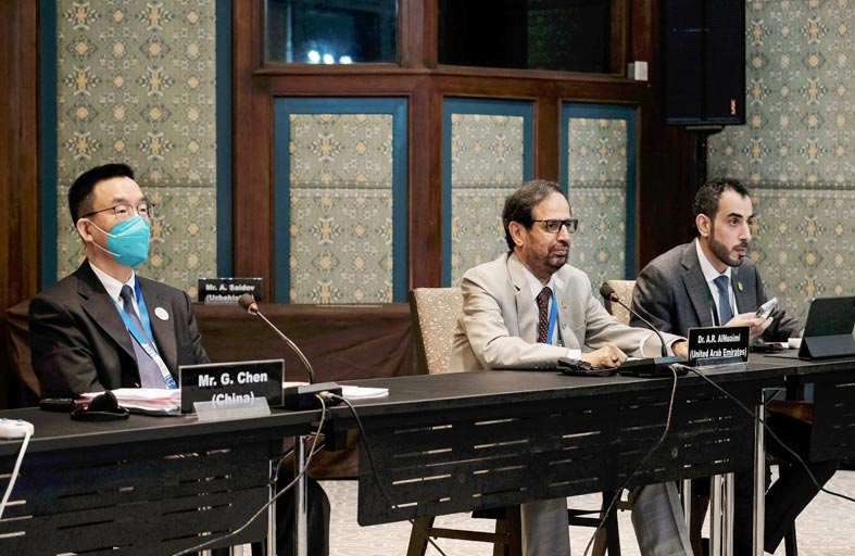 علي النعيمي يشارك في اجتماع اللجنة التنفيذية للاتحاد البرلماني الدولي في إندونيسيا 