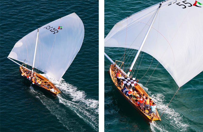 القارب التبر 55 يحسم صدارة الشراعية 43 قدما