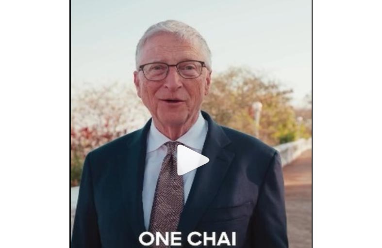 بيل غيتس في إعلان غريب لـ«شاي الكرك»