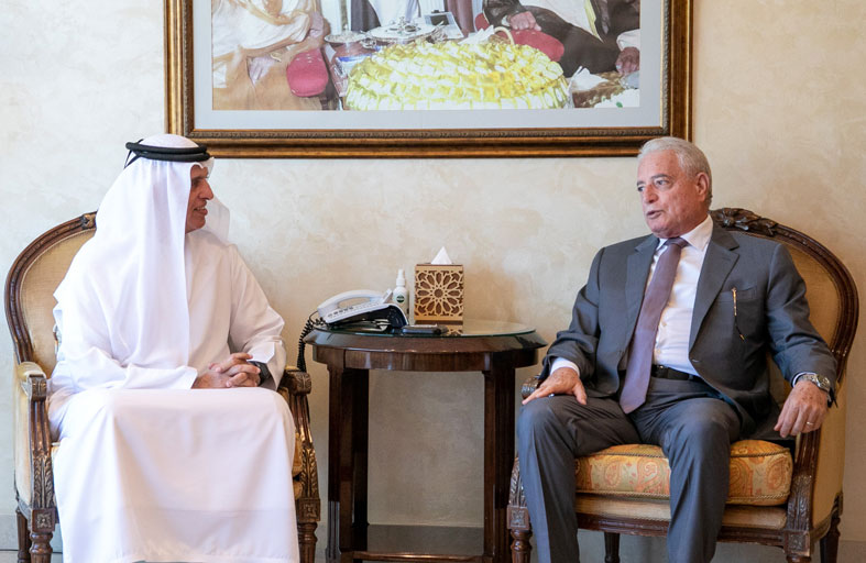 حاكم رأس الخيمة يستقبل محافظ جنوب سيناء