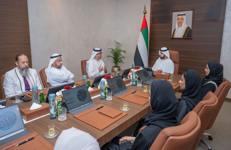 محمد الشرقي يلتقي الرئيس التنفيذي لمستشفى الشيخ خليفة بالفجيرة