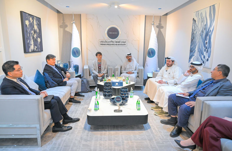 تريندز للبحوث والاستشارات وقنصل عام كوريا يستعرضان التعاون في المجال البحثي