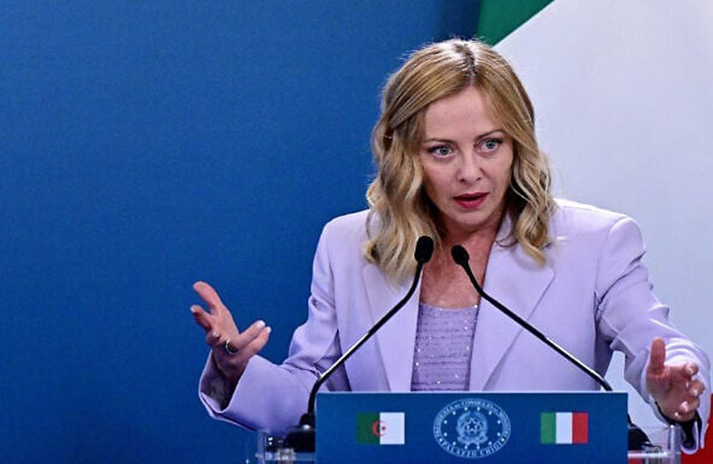 جورجيا ميلوني على خطى دونالد ترامب  في رفضها للنموذح الأوروبي ونشر الأخبار الزائفة 