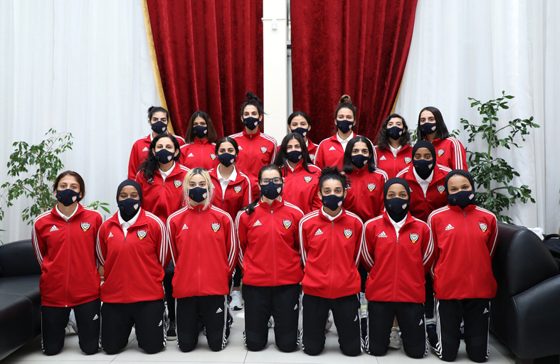 بعثة منتخبنا الوطني للسيدات تغادر إلى قيرغيستان للمشاركة في التصفيات المؤهلة لكأس آسيا