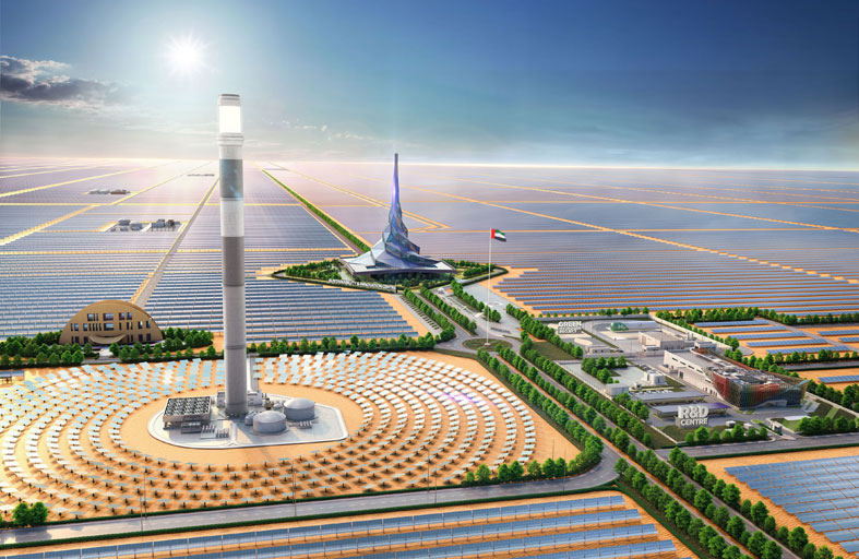 كهرباء دبي تطلق مناقصة لتنفيذ المرحلة السابعة من مجمع محمد بن راشد آل مكتوم للطاقة الشمسية