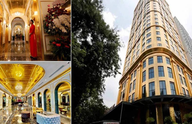 أول فندق مطلي بالذهب