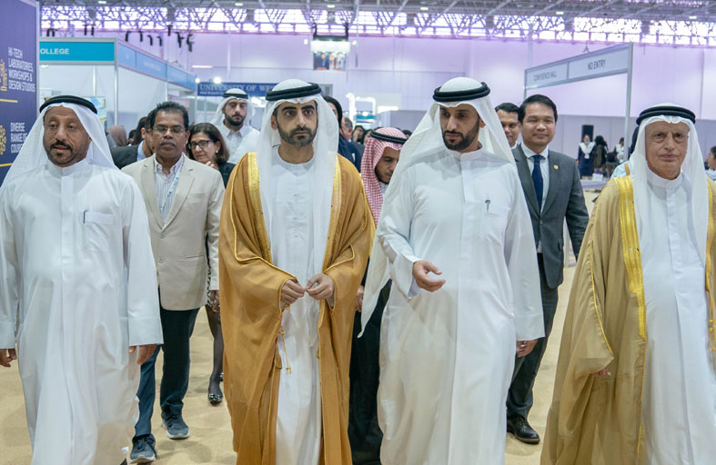 سالم بن عبدالرحمن القاسمي يفتتح معرض التعليم الدولي في نسخته الـ 18