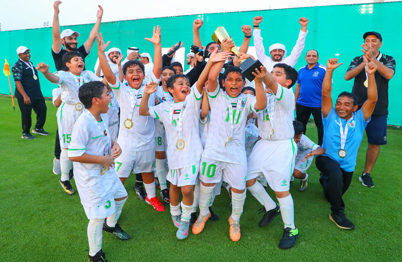 براعم نادي دبا الحصن تحت 9 سنوات يحصدون لقب بطولة مجلس الشارقة الرياضي للمرة الثانية على التوالي