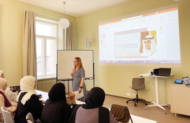 جائزة محمد بن زايد لأفضل معلم تنظم برنامجاً تدريبياً في جمهورية فنلندا