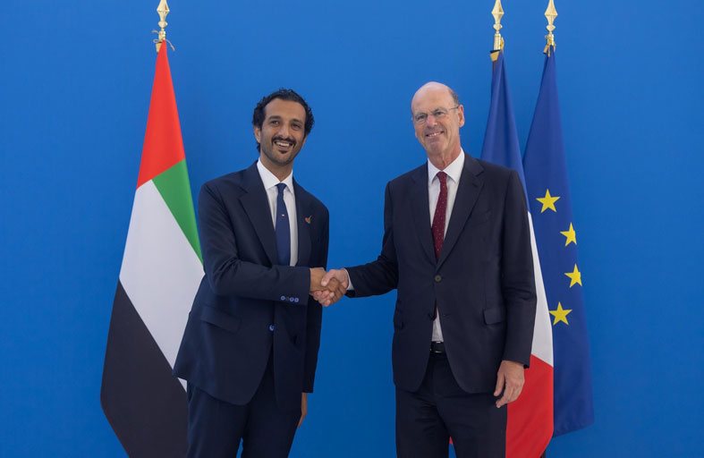 الإمارات وفرنسا تبحثان تنمية الشراكة الاقتصادية وتعزيز التعاون في مجالات الاقتصاد الجديد