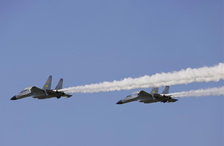 الصين تتتوغل في منطقــة الدفــاع التايوانية 