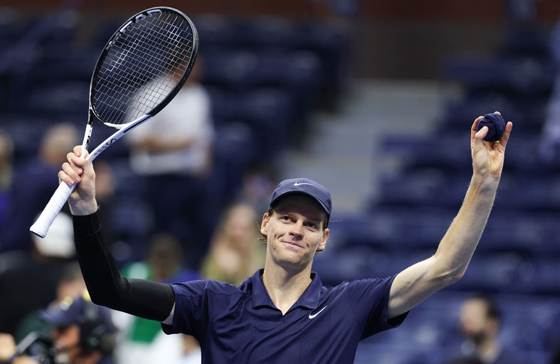 الإيطالي سينر يواصل الدفاع عن لقب بطولة أمريكا المفتوحة للتنس