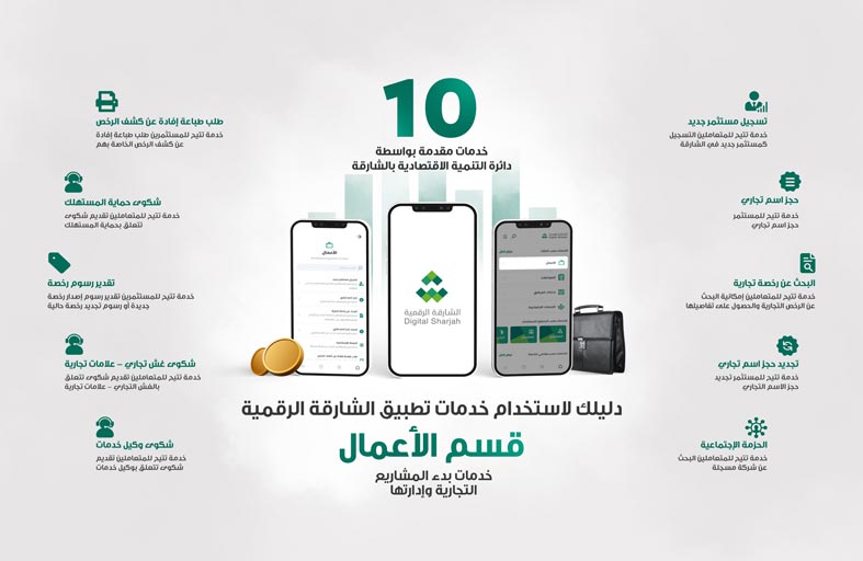 قطاع الأعمال ينجز 200 معاملة على منصة الشارقة الرقمية