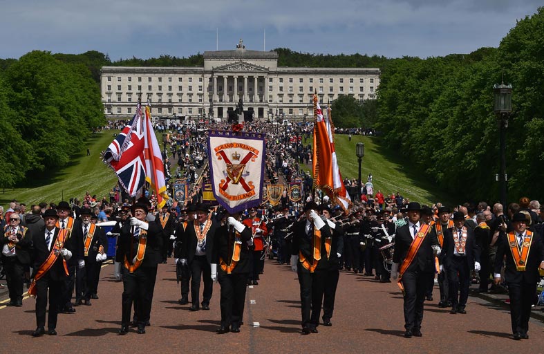 الوحدويون يحتفلون بمئوية تأسيس إيرلندا الشمالية 