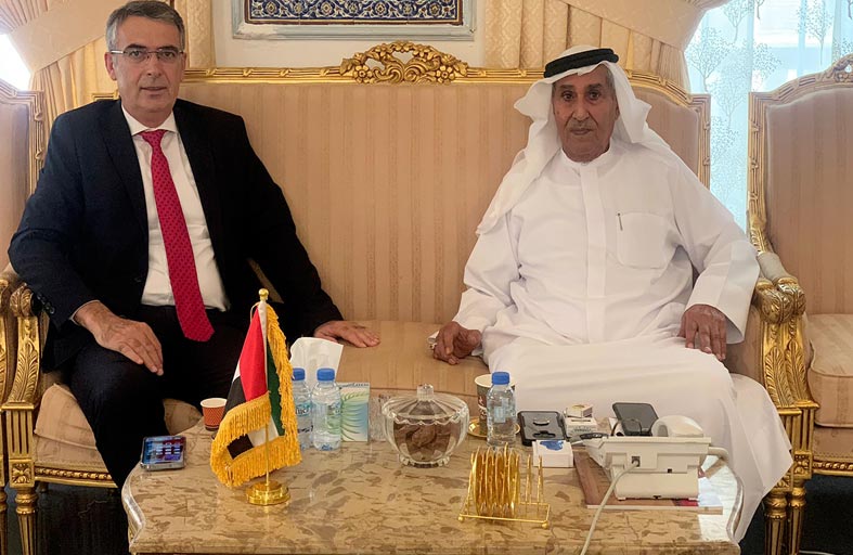 عبد الملك بن كايد يستقبل سفير كوسوفو لدى الدولة