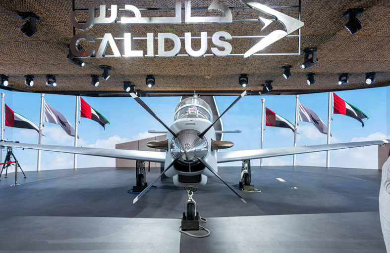 «كالدس» تدشن طائرة «بدر250-» الهجومية الخفيفة المُصنعة بالكامل في الإمارات