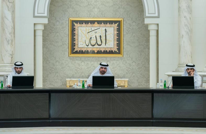 عبدالله بن سالم القاسمي يترأس اجتماع المجلس التنفيذي لإمارة الشارقة