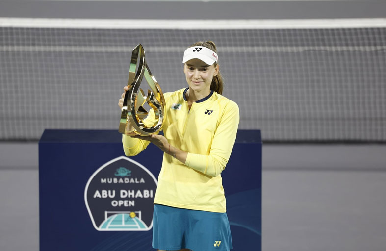 الكازاخستانية ريباكينا: لقب «مبادلة أبوظبي للتنس» انطلاقة قوية نحو المزيد ‏من الإنجازات في 2024‏