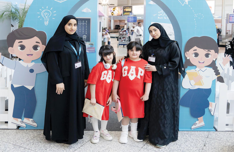 مطار الشارقة يحتفي بالأطفال المسافرين عبر فعاليته السنوية العودة إلى المدارس