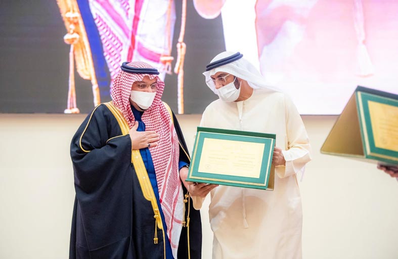 تكريم إبراهيم الذهلي في ملتقى الرحّالة الأول بالسعودية