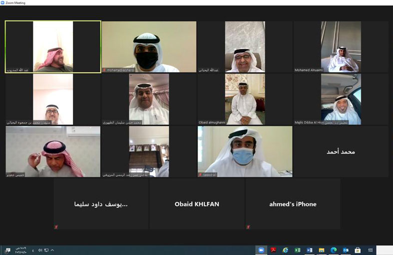 مجلس مدينة دبا الحصن يبحث خططه وبرامجه لعام 2021 ويستعرض مختلف احتياجات الأهالي وبرامج فعالياته المجتمعية 
