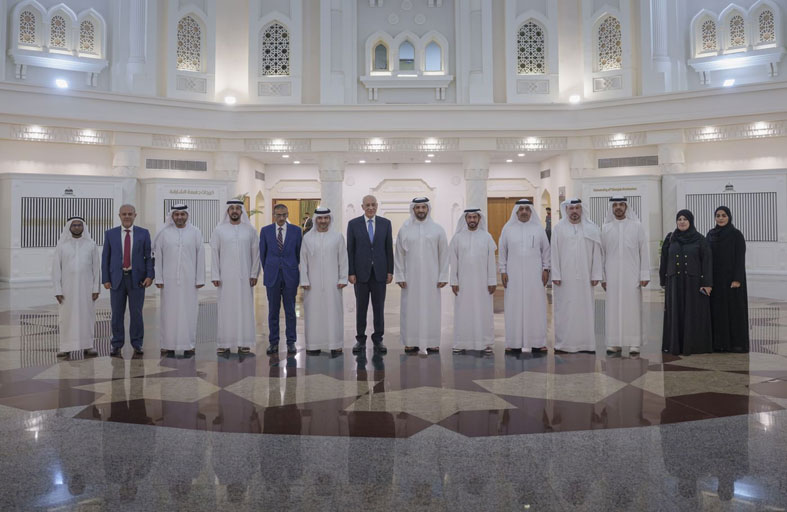 سلطان بن أحمد القاسمي يشهد توقيع مذكرة تفاهم بين مجلس القضاء وجامعة الشارقة