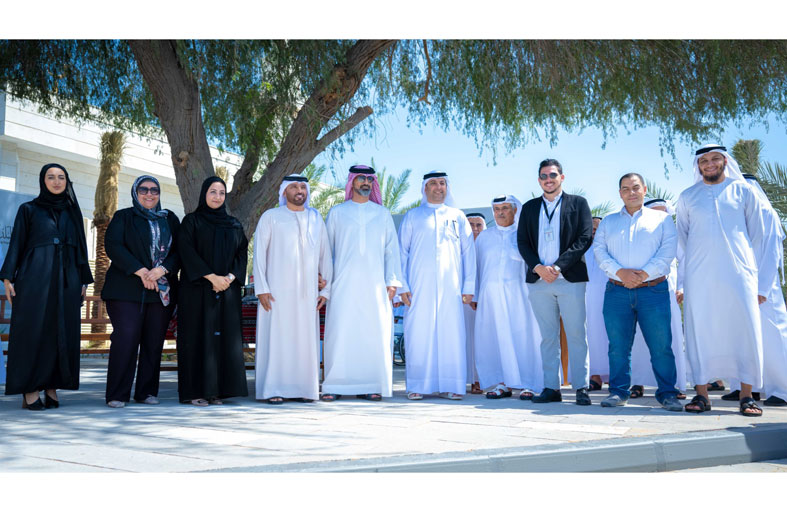 عمار النعيمي يفتتح سوق مشيرف في عجمان بحلته الجديدة