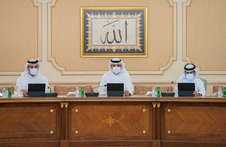 ولي عهد الشارقة يترأس اجتماع المجلس التنفيذي