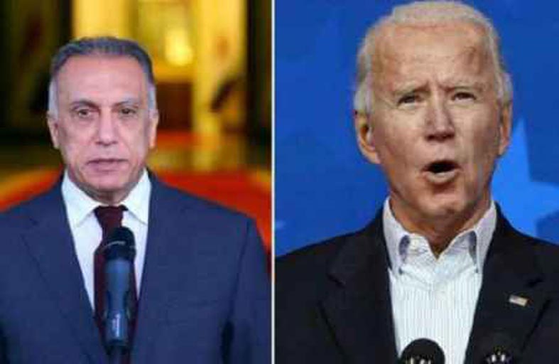 بايدن يستقبل الكاظمي لمناقشة الوجود الأميركي في العراق