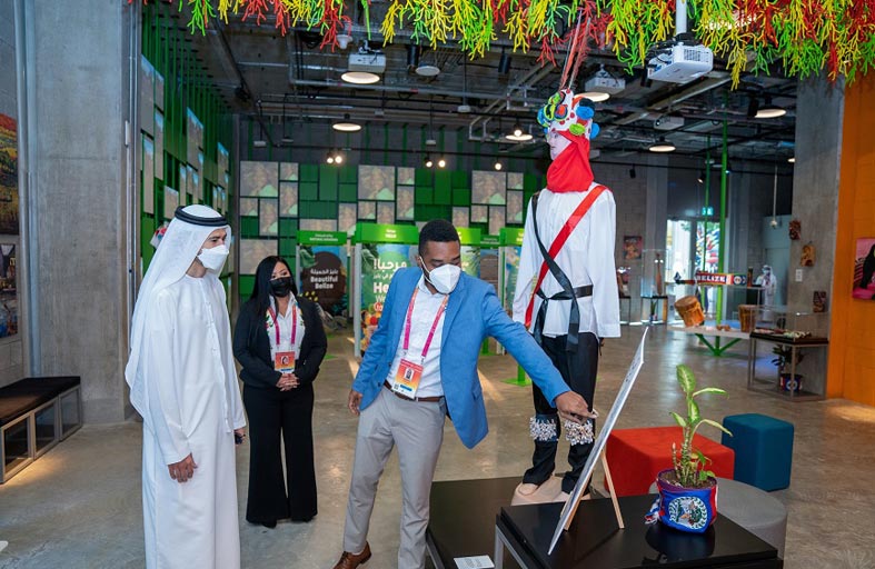 الحسيني يزور جناح بليز في إكسبو 2020 دبي