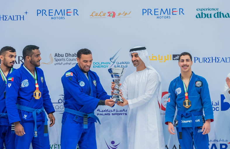 حمدان بن محمد بن زايد وزايد بن محمد بن زايد يتوجان الفائزين بكأس رئيس الدولة للجوجيتسو 2023 