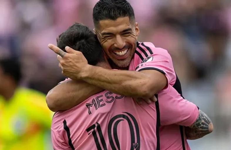 ميسي وسواريس ينقذان إنتر ميامي من الهزيمة 