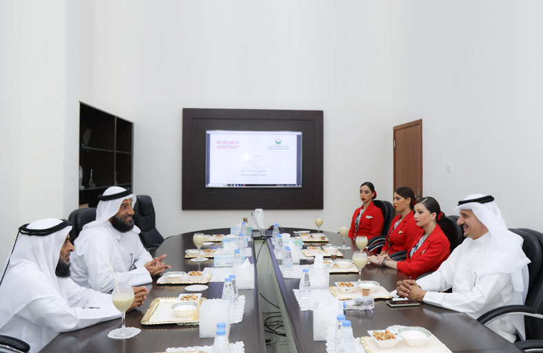 خيرية الشارقة وطيران العربية يتعاونان بمشروع سحاب الخير