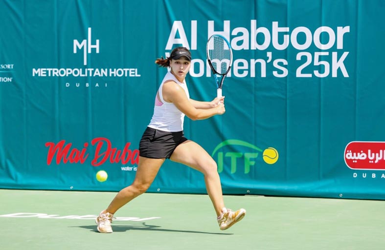 انطلاقة مثيرة في بطولة الحبتور للتنس  ومشاركة 240 في البطولة المحلية  