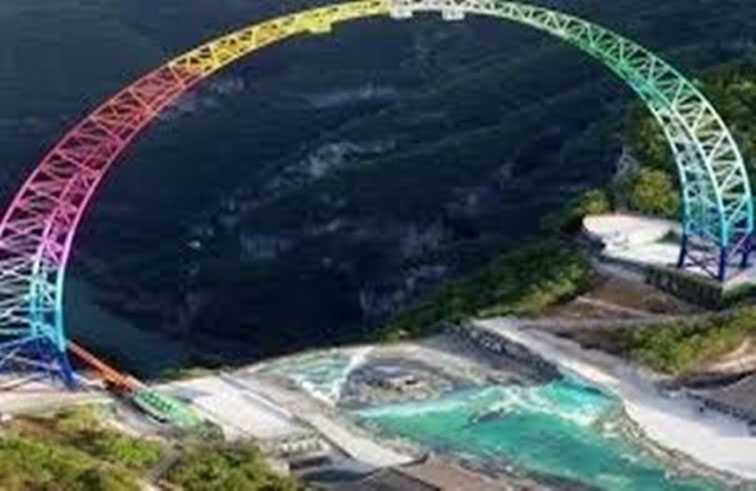 الصين تختبر أعلى وأسرع أرجوحة في العالم