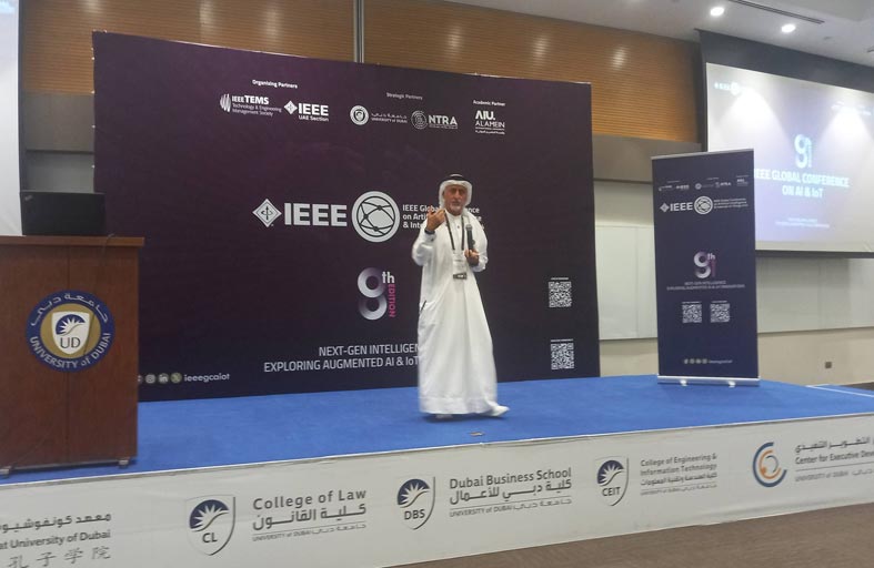 جامعة دبي تستضيف الدورة الثامنة من المؤتمر العالمي للذكاء الاصطناعي وإنترنت الأشياء