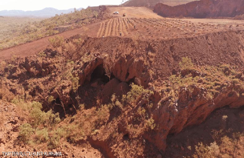 شركة تفجر موقعا تراثيا عمره آلاف السنين