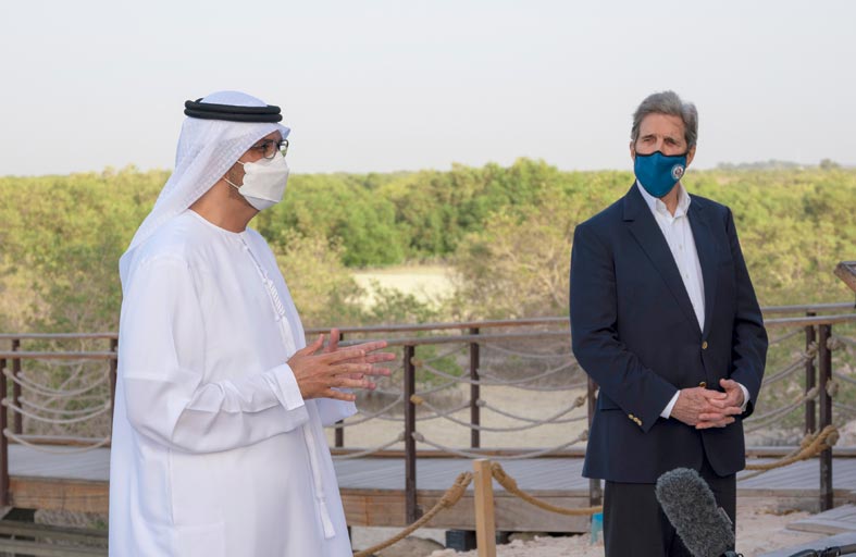 مبعوث الإمارات الخاص للتغير المناخي : مشاركة الإمارات في قمة القادة للمناخ تؤكد ريادتها في مجال العمل المناخي