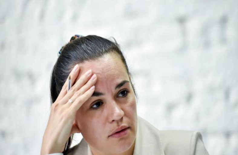 تيخانوفسكايا تدعو الأوروبيين إلى رفض نتائج الانتخابات في بيلاروسيا 