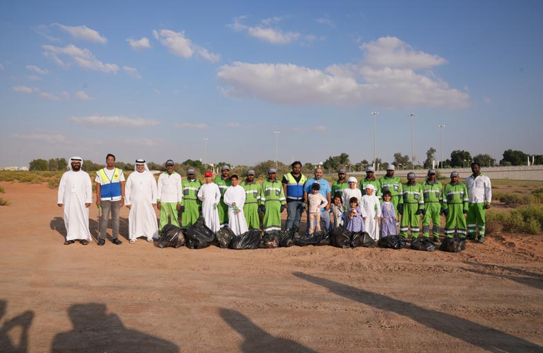 بلدية مدينة أبوظبي تنظم حملات تنظيف ميدانية للحفاظ على المظهر الحضاري والمرافق العامة