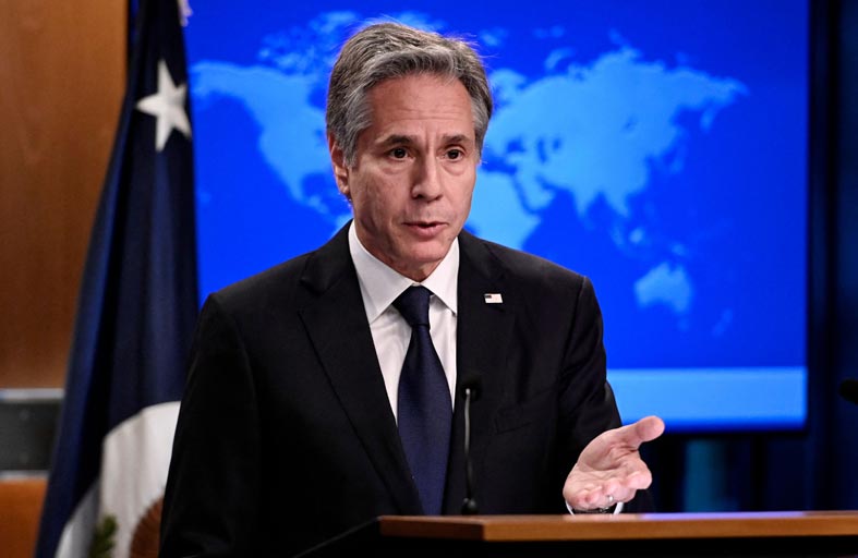 بلينكن يعلن عن محادثات مقبلة مع لافروف 