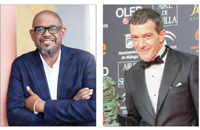 أنطونيو بانديراس وفورست ويتكر يجتمعان في 