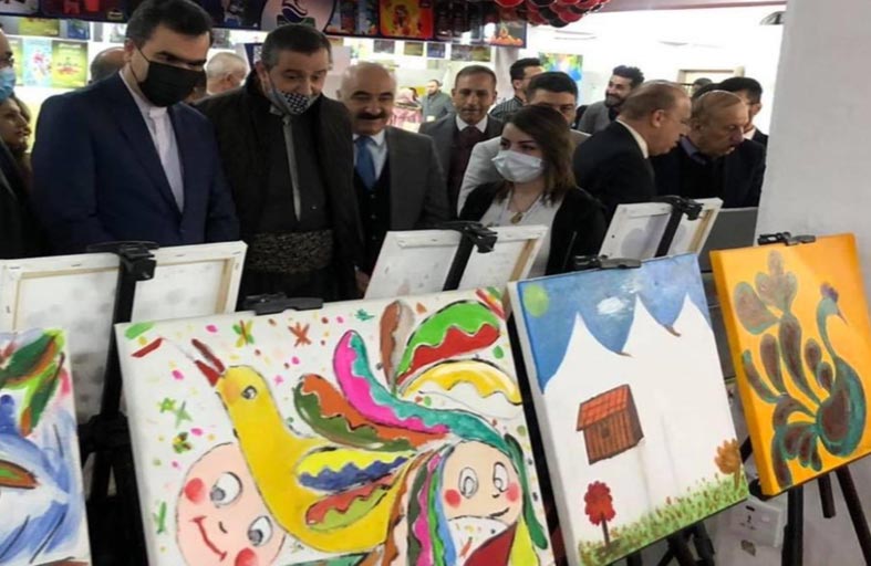 السليمانية.. أطفال يتحدون المرض بالرسم والفن