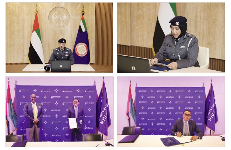 شرطة أبوظبي تتعاون مع جامعة نيويورك أبوظبي في البحوث الصحية