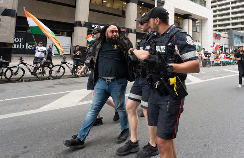 تظاهرة في كندا إثر مقتل زعيم سيخي 