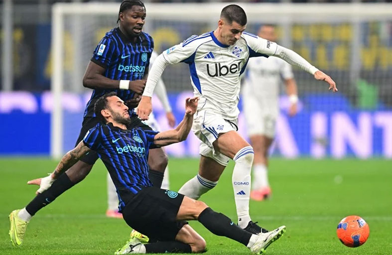 إنتر يضرب كومو برباعية نظيفة وينتزع صدارة «الكالتشيو»