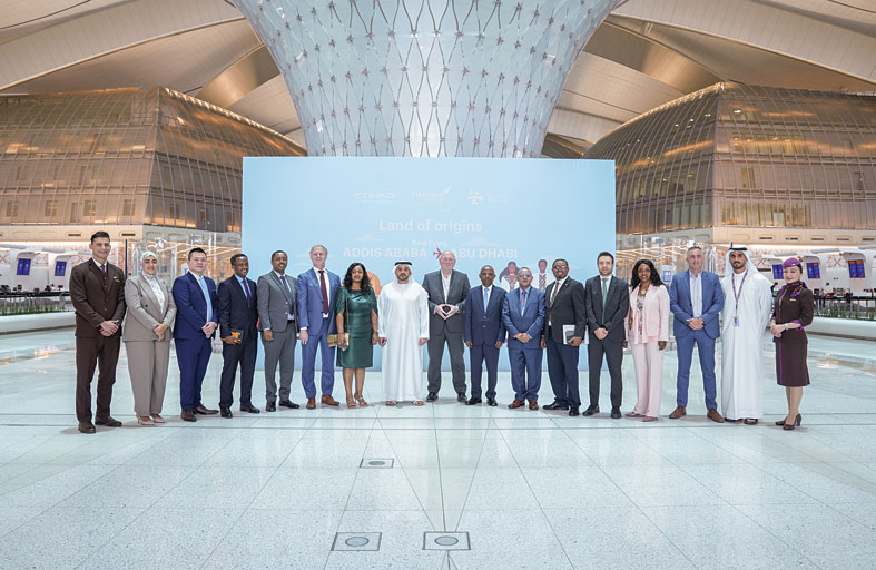 مطار زايد الدولي والخطوط الجوية الإثيوبية يطلقان خطاً مباشراً إلى أبوظبي