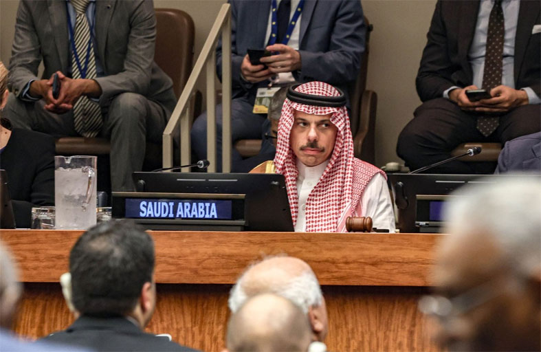 وزير الخارجية السعودي: يجب تحويل التوافق الدولي إلى آليات لتجسيد الدولة الفلسطينية