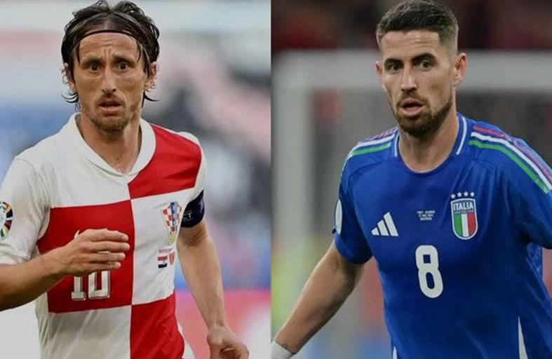 قمة نارية بين كرواتيا وإيطاليا  على البطاقة الثانية 